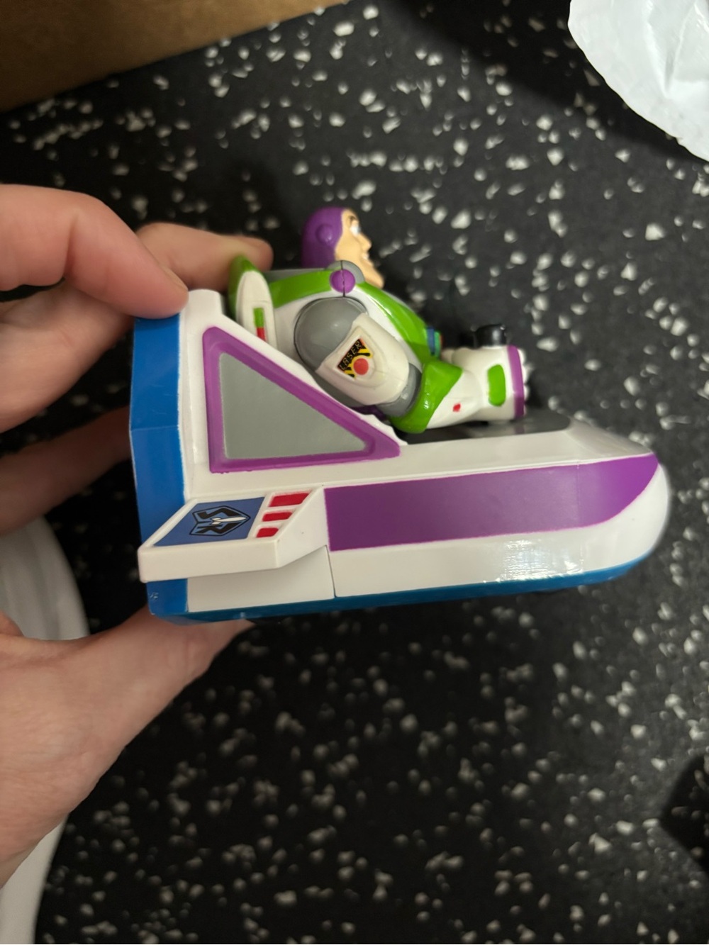 Buzz Lightyear Disney Parks Pullback Toy Car Ship Toy Story Figure Pixar - Picture 3 of 5